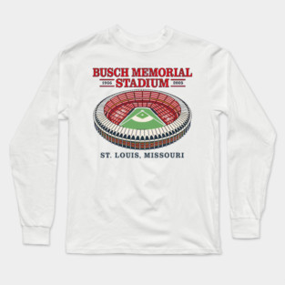 Busch Memorial Stadium Long Sleeve T-Shirt