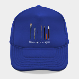 Choose your weapon - art supplies Hat