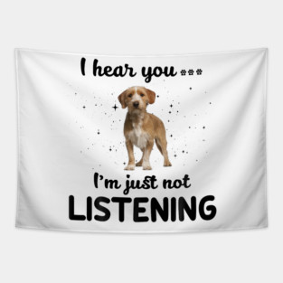 Basset Fauve de Bretagne I hear you...I'm just not listening Tapestry