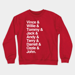 1985 Cards Lineup Crewneck Sweatshirt