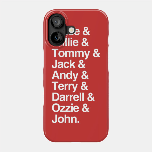 1985 Cards Lineup Phone Case by Litehouse Tees