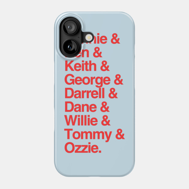 1982 Cards Lineup Phone Case by Litehouse Tees