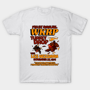 Thanksgiving 1st Annual WKRP Turkey Drop T-Shirt