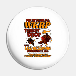 Thanksgiving 1st Annual WKRP Turkey Drop Pin