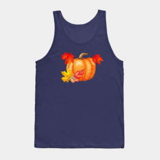 Fall Season Pumpkin Tank Top
