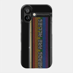 Pinheads Are Allies Dot Matrix Display Phone Case
