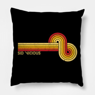 sid vicious / sunset line Pillow