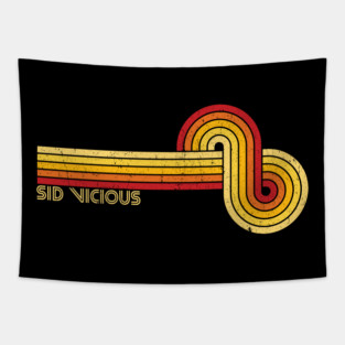 sid vicious / sunset line Tapestry