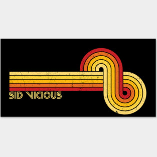 sid vicious / sunset line Posters and Art