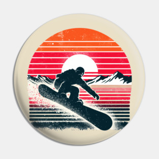 Snowboarding Pin