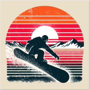 Snowboarding Posters and Art