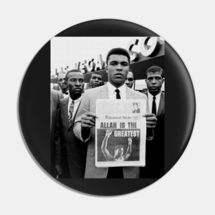 Muhammed Ali: Allah is the Greatest Pin