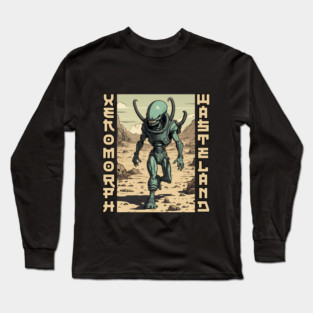 Xenomorph in Wasteland Long Sleeve T-Shirt