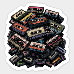 Retro Mixtapes Magnet