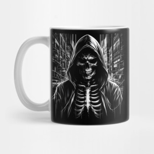 Urban Reaper - Monochrome Sketch Mug