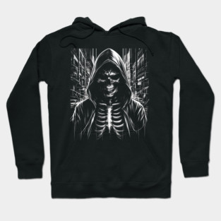 Urban Reaper - Monochrome Sketch Hoodie