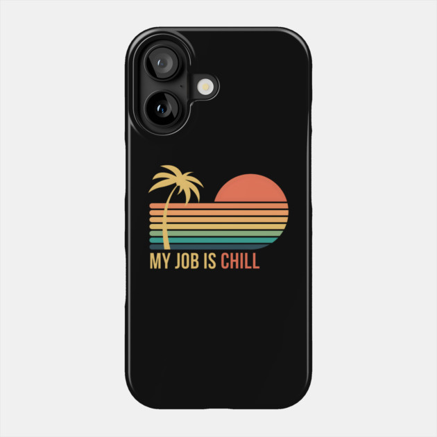 Sunset Chiller Phone Case by MakerMind8.2