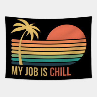 Sunset Chiller Tapestry