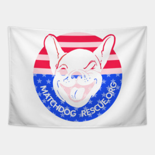 MatchDog Rescue USA Tapestry