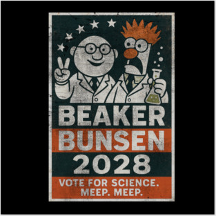 Beaker Bunsen 2028 Posters and Art