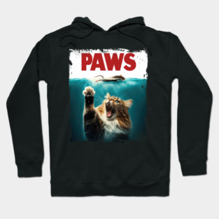PAWS Cat And Mouse Funny Hoodie