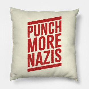 Punch-More-Nazis Pillow