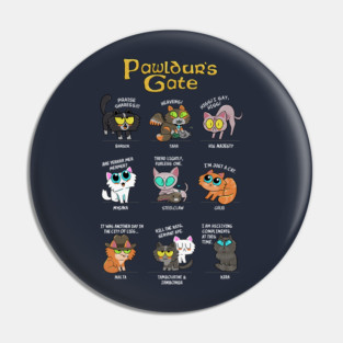 PAWldur's Gate Pin
