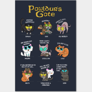 PAWldur's Gate Posters and Art