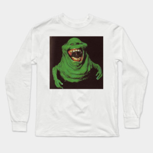 Slimer Vintage Ghostbusters T-Shirt Long Sleeve T-Shirt