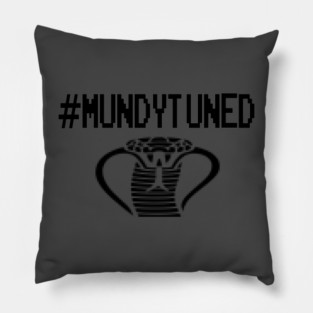 #MundyTuned Black Snake Pillow