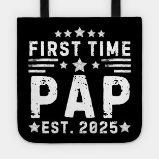First Time Papa Est. 2025 Tote