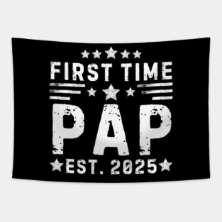 First Time Papa Est. 2025 Tapestry