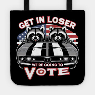 Raccoon Election Ride Tote