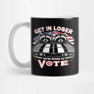 Raccoon Election Ride Mug
