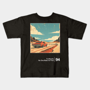 No One Rides For Free - Minimal Graphic Design Artwork Kids T-Shirt