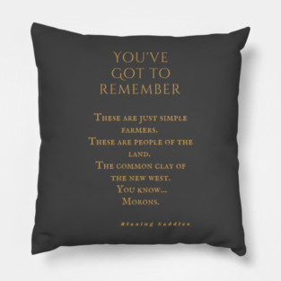 Blazing Saddles Pillow