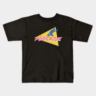 Airborne - Rollerblading Movie Kids T-Shirt