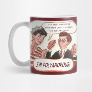 Gee, Bill! Girlfriends Polyamory Mug