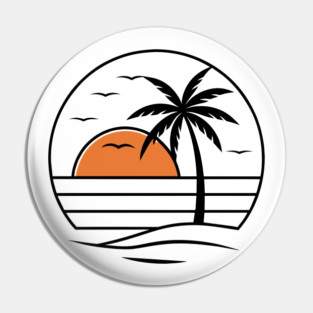 Sunset Pin