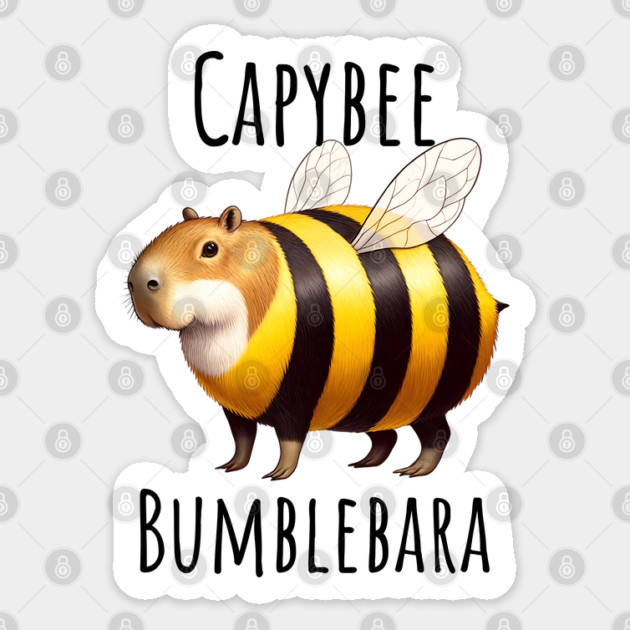 Capybee BumbleBara, The Newest Sweetest Pollinator Sticker by Luxinda