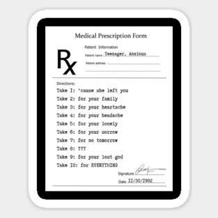 Violent Femmes Rx Sticker