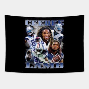 Ceedee Lamb Vintage Collage Tapestry