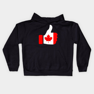 Canada Thumbs Up Kids Hoodie