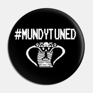 #MundyTuned White Snake Pin
