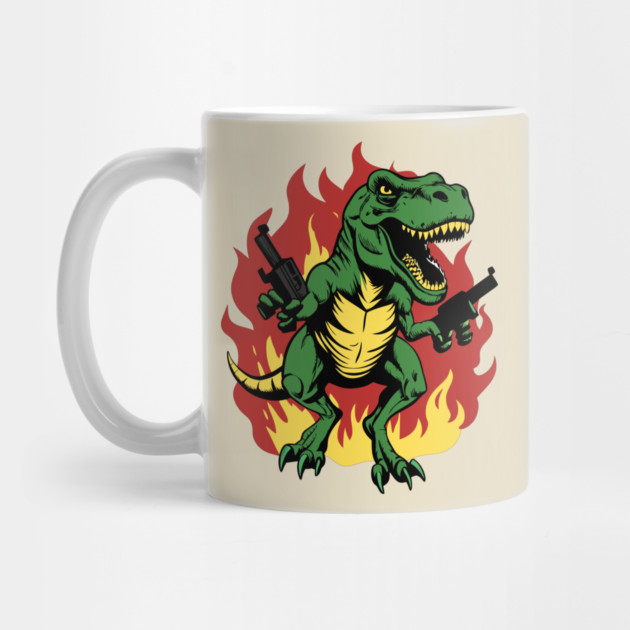 Mad T Rex On Fire by The WYLD Tribe