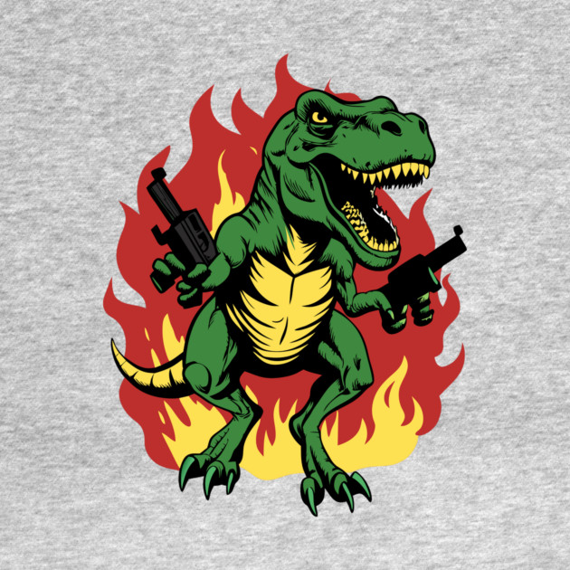 Mad T Rex On Fire by The WYLD Tribe