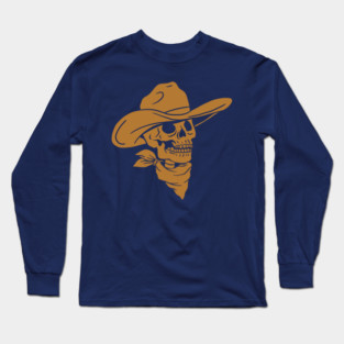 Skeleton Cowboy - Golden Version Long Sleeve T-Shirt