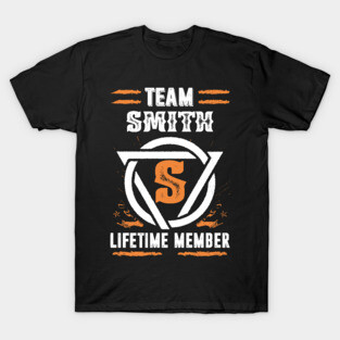 Team Smith Lifetime Member Gift T-shirt Surname Last Name T-Shirt
