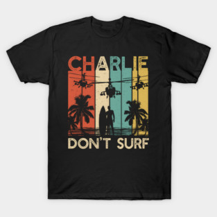 CHARLIE DON’T SURF DECAL STICKER APOCALYPSE NOW MOVIE QUOTE - Foto 4