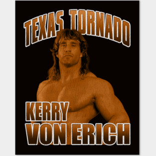 retro kerry von erich Posters and Art